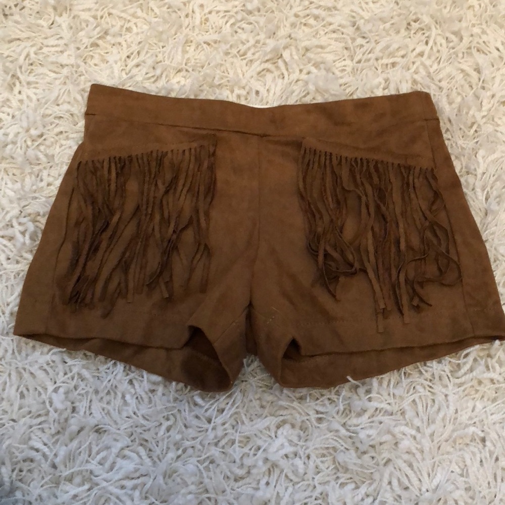 Joyfolie suede shorts